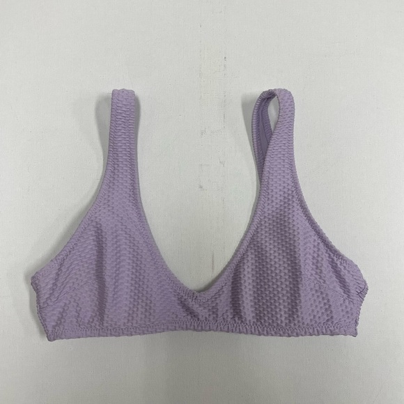 Aerie Jacquard Voop Plunge Bikini Top - Picture 2 of 5